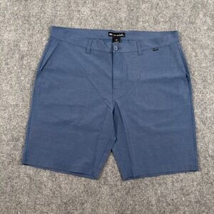 Travis Mathew Shorts Size 40‎ Blue Casual Flat Front Golf Walking Stretch Men's